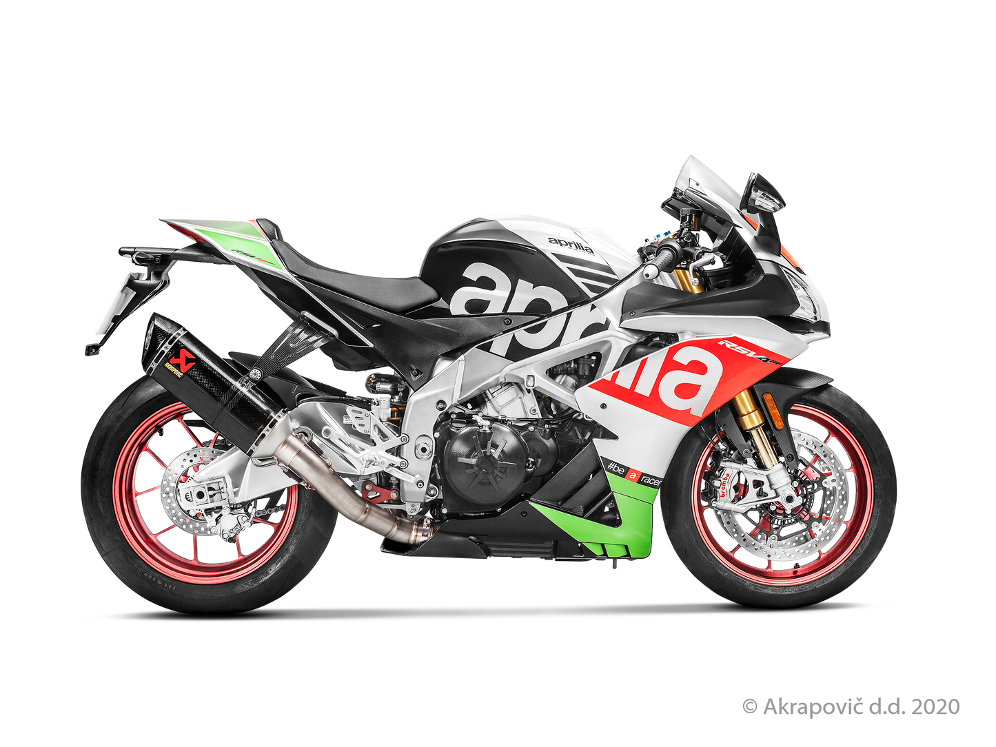 Aprilia TUONO V4 Muffler bracket (Carbon) - (2017/2024)