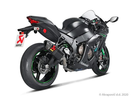 Kawasaki Ninja ZX-10RR Muffler bracket with Muffler clamp (Carbon) - (2017/2020)