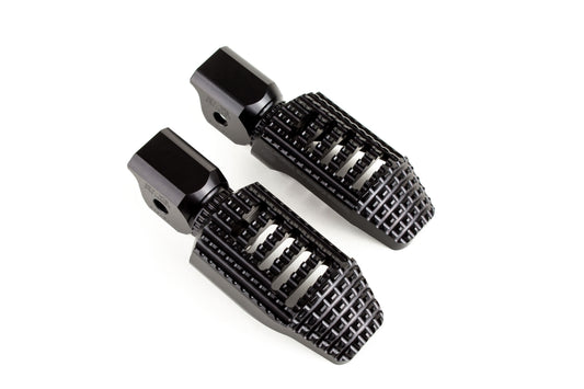california foot peg set, driver, black
