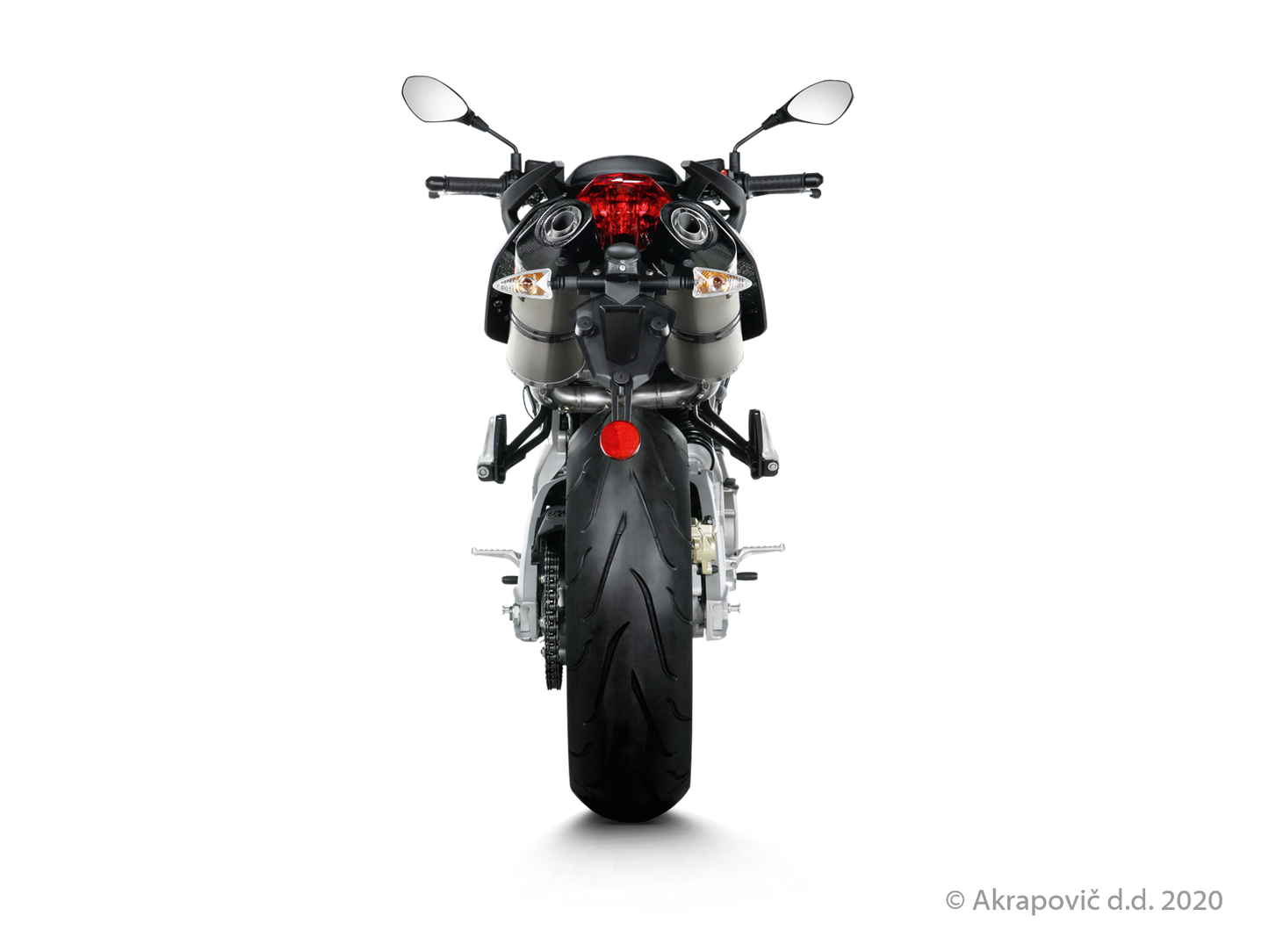 Aprilia SHIVER 750 / GT Slip-On Line (Titanium) - (2010/2016)