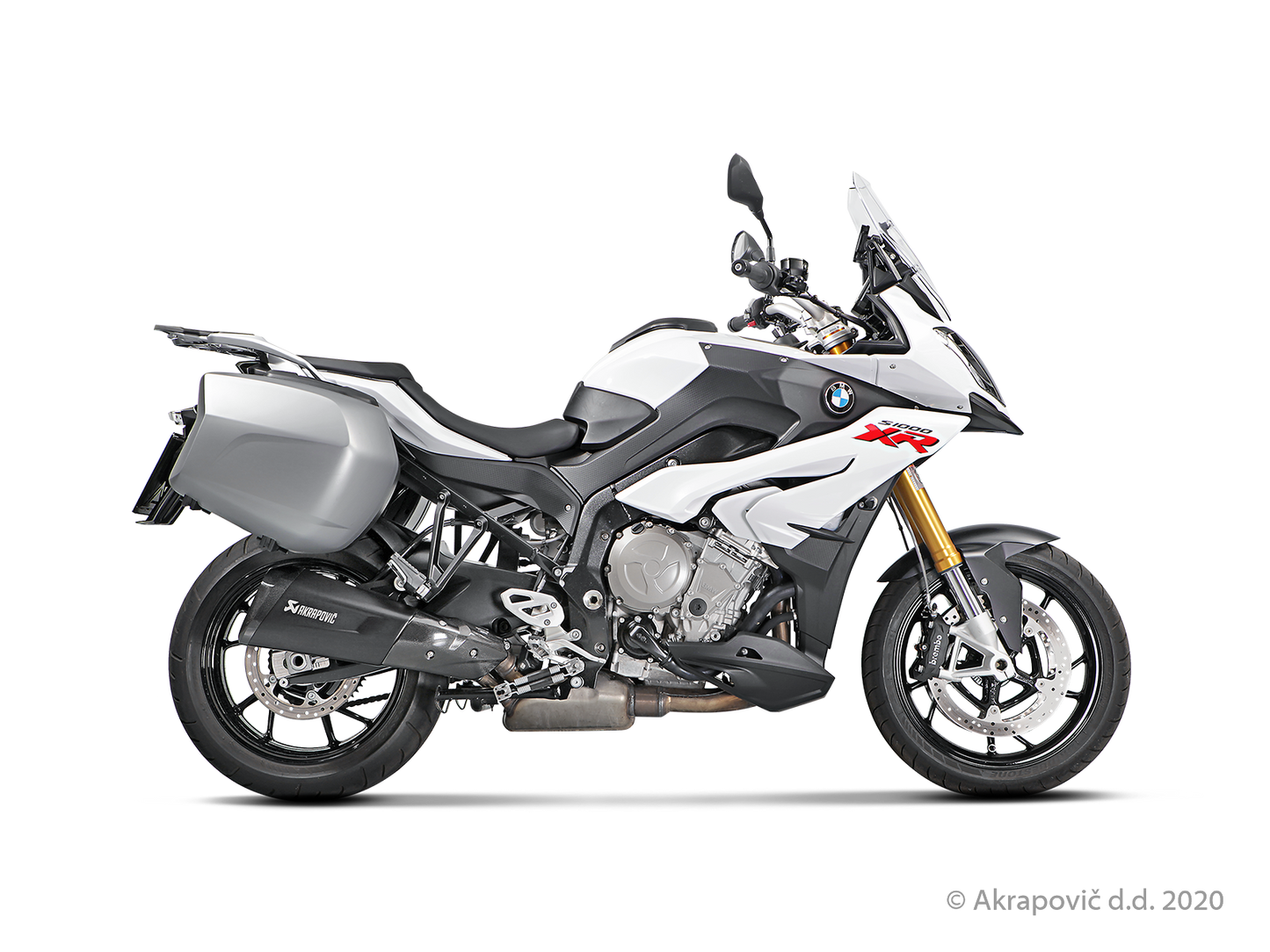 BMW S 1000 XR / M 1000 XR Slip-On Line (Titanium) - (2015/2016)