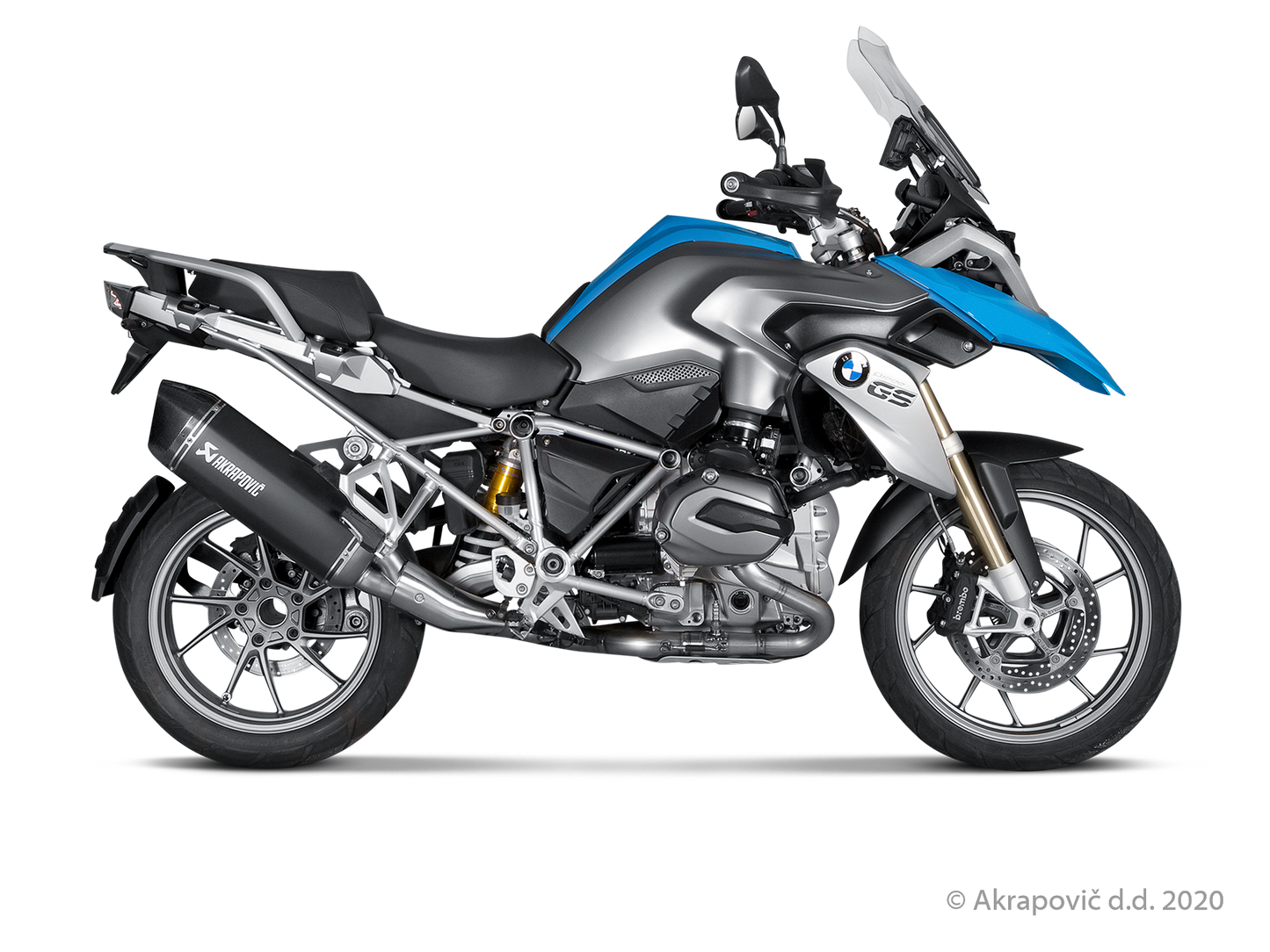 BMW R 1200 GS Slip-On Line (Titanium) - (2013/2016)