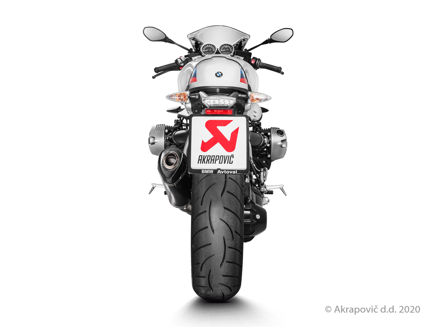 BMW R NINET Racer Slip-On Line (Titanium) - (2017/2023)