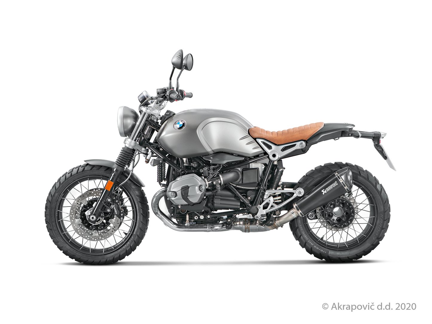 BMW R NINET Racer Slip-On Line (Titanium) - (2017/2023)