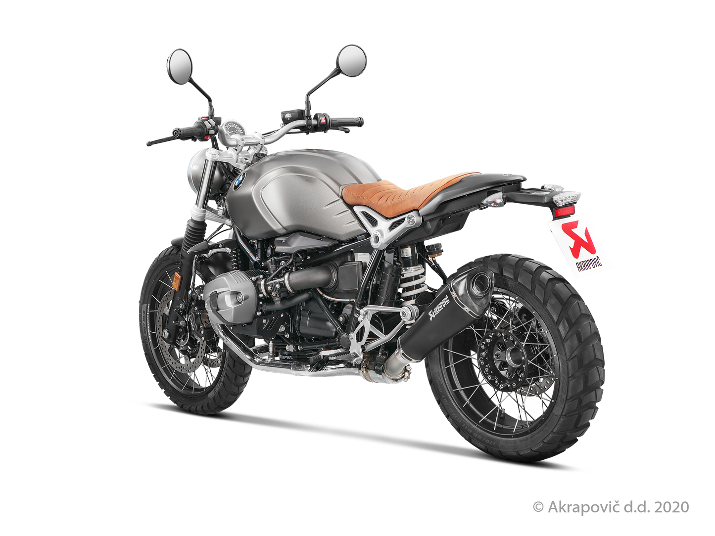 BMW R NINET Racer Slip-On Line (Titanium) - (2017/2023)