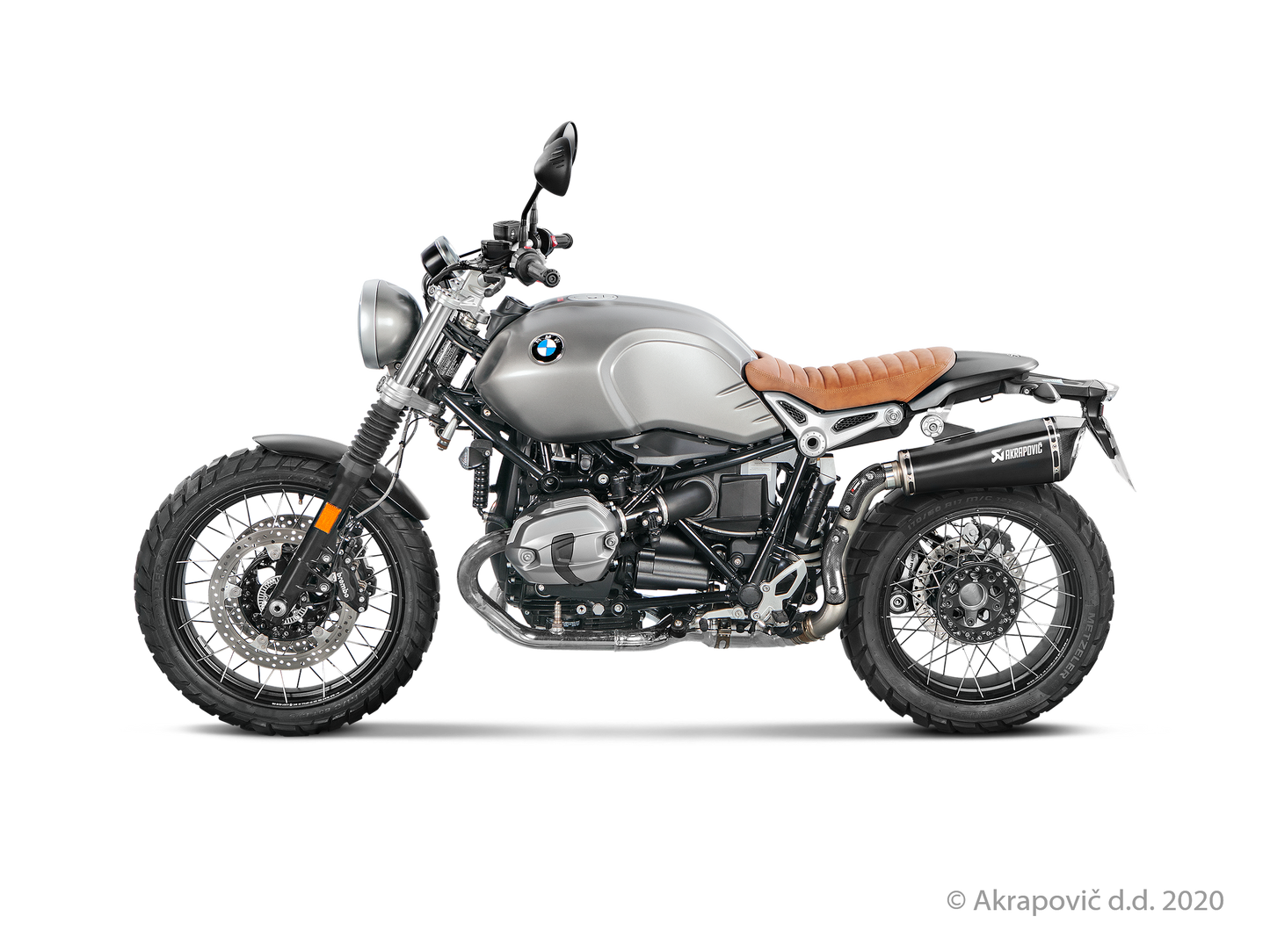 BMW R NINET Racer Slip-On Line (Titanium) - (2017/2023)