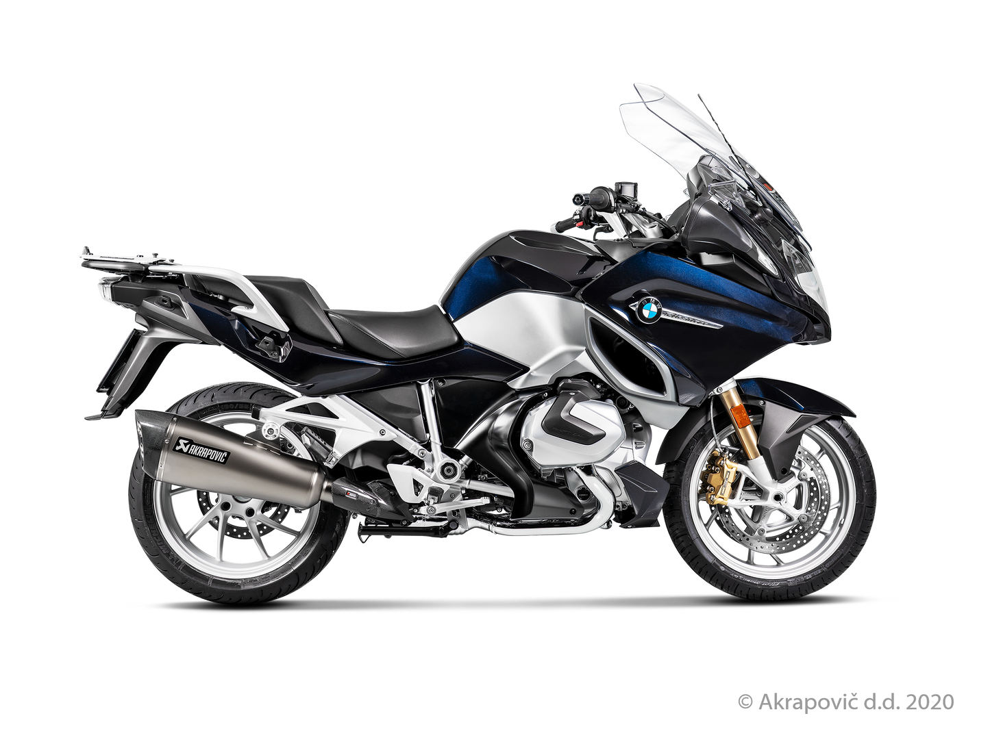 BMW R 1250 RT Slip-On Line (Titanium) - (2019/2024)