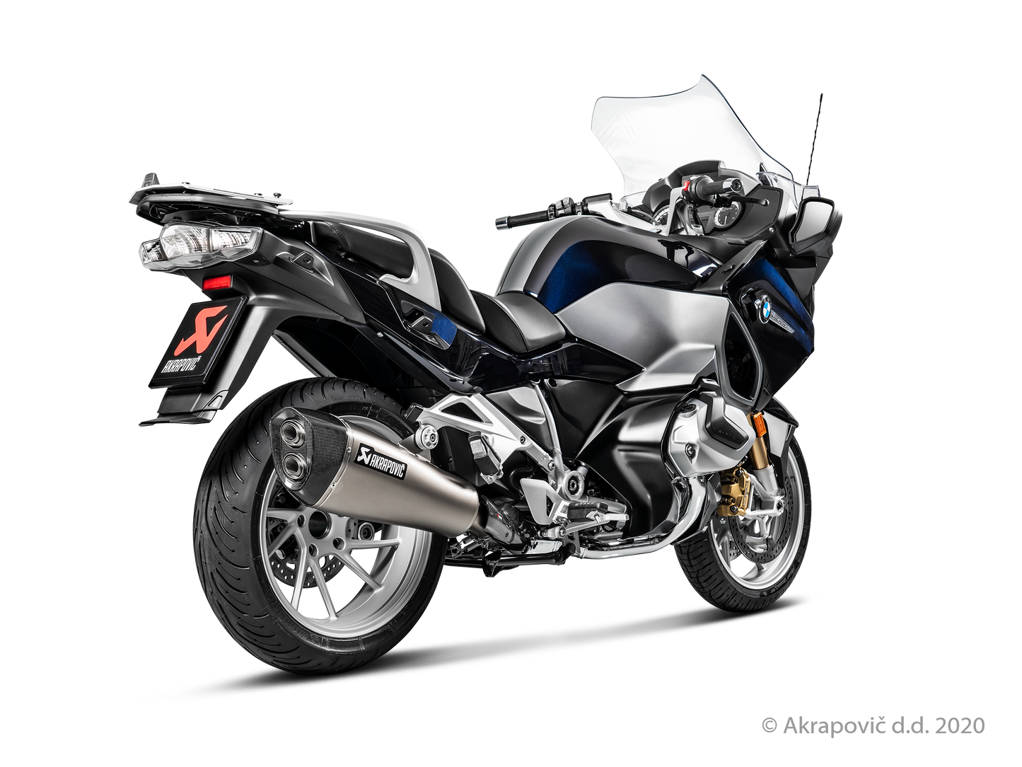 BMW R 1250 RT Slip-On Line (Titanium) - (2019/2024)