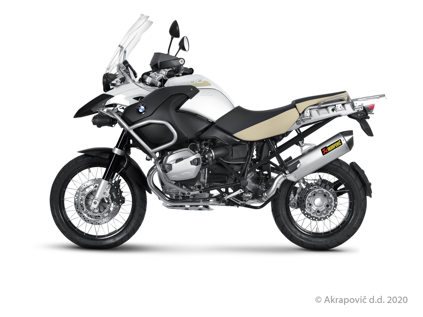 BMW R 1200 GS ADVENTURE Slip-On Line (Titanium) - (2010/2013)