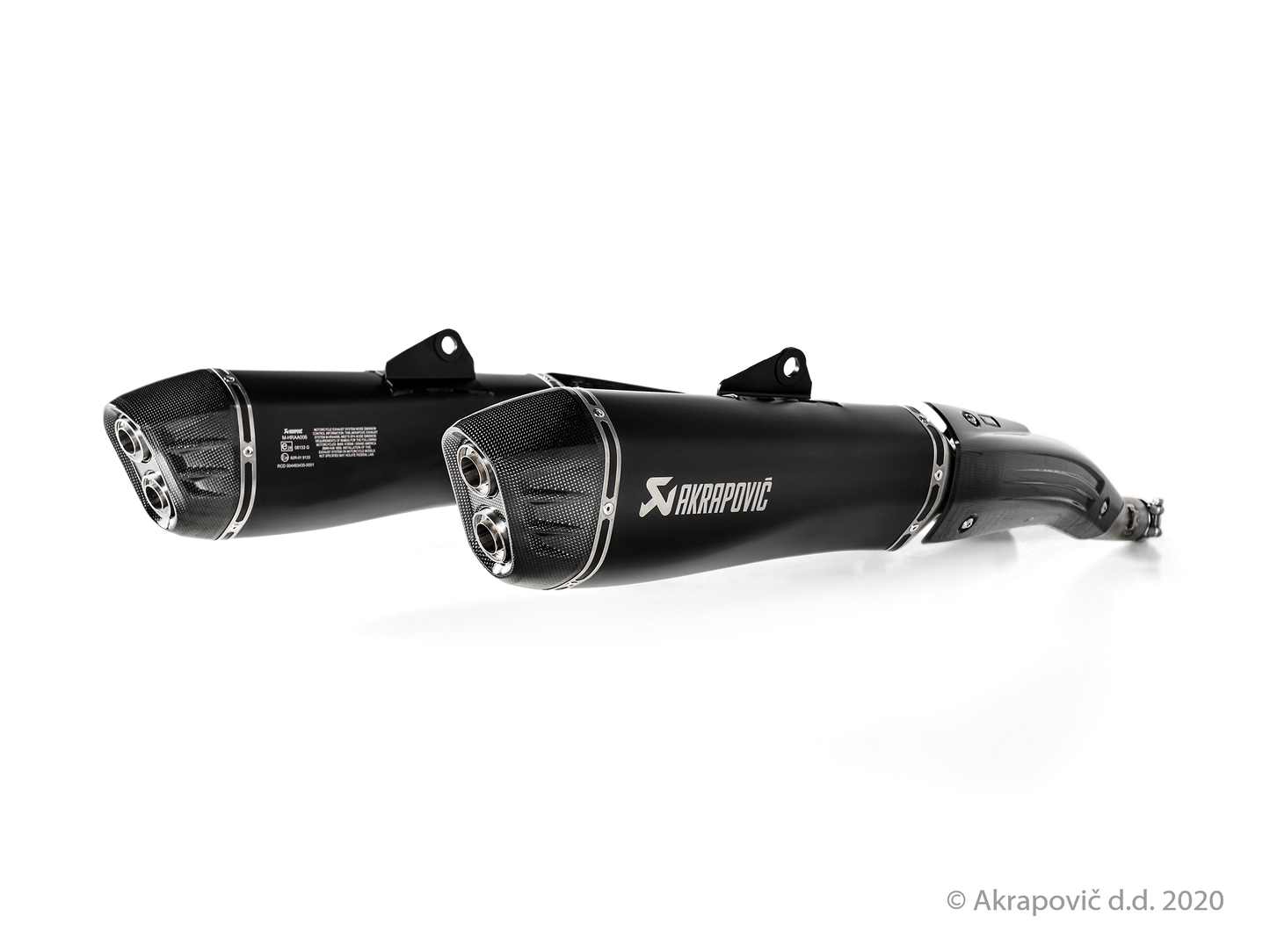 BMW K 1600 B / Grand America Slip-On Line (Titanium) - (2017/2020)