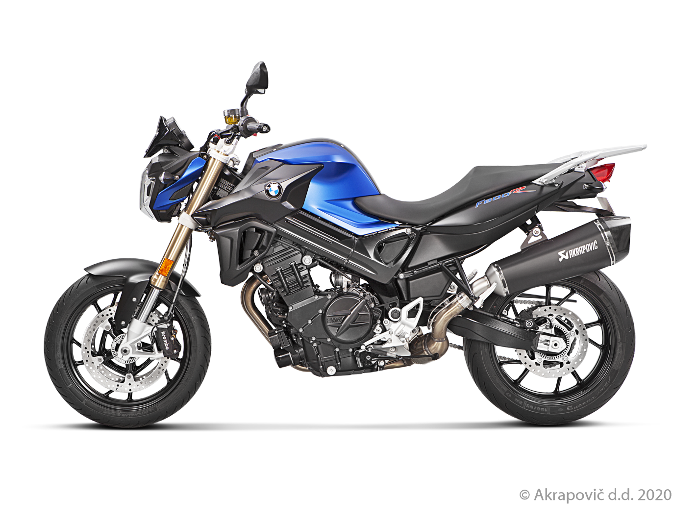 BMW F 800 R Slip-On Line (Titanium) - (2009/2019)