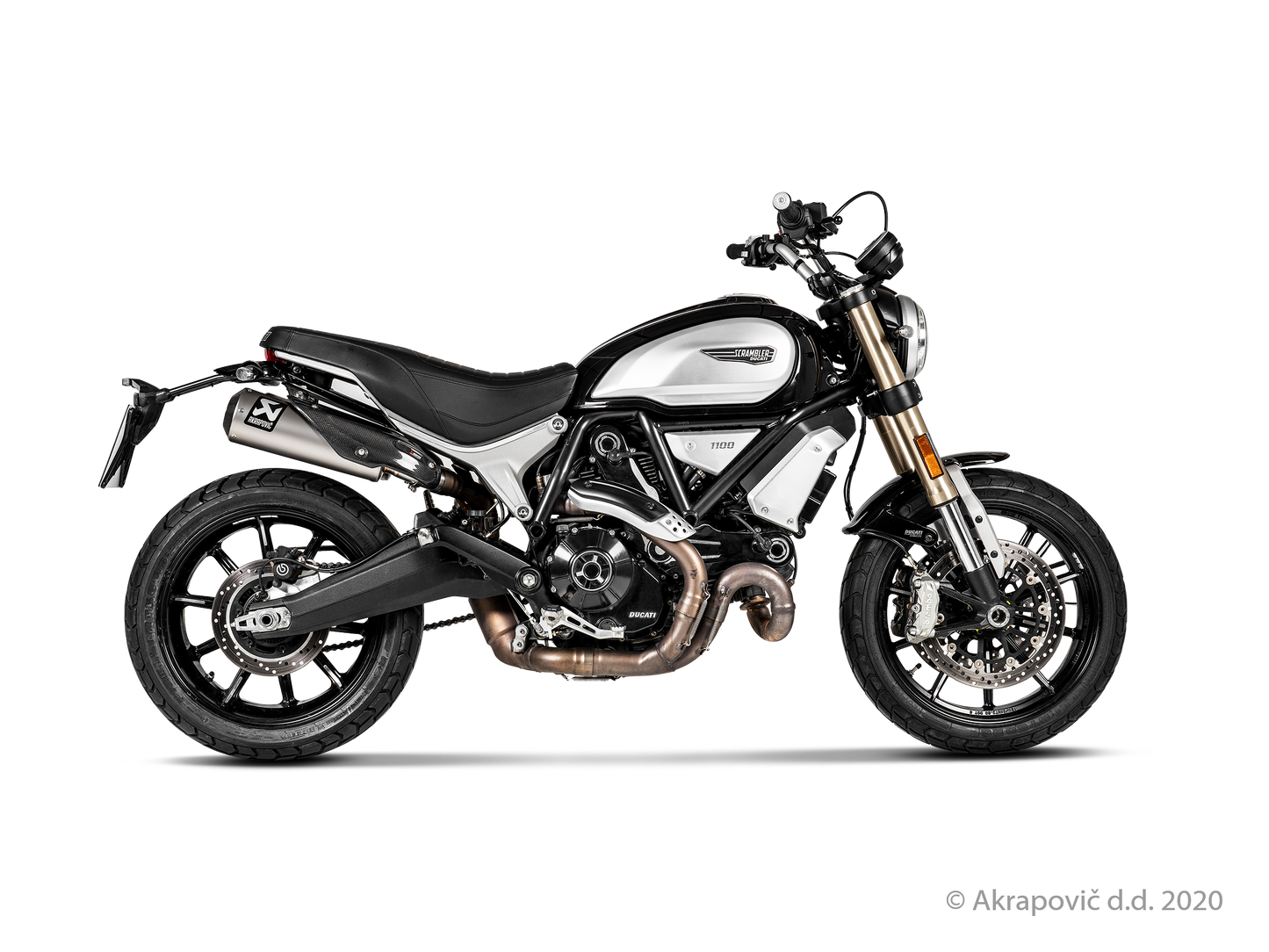 Ducati Scrambler 1100 Slip-On Line (Titanium) - (2018/2020)