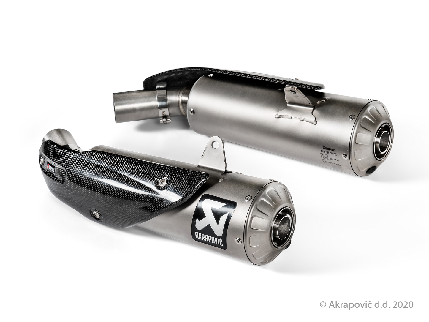 Ducati Scrambler 1100 Slip-On Line (Titanium) - (2018/2020)