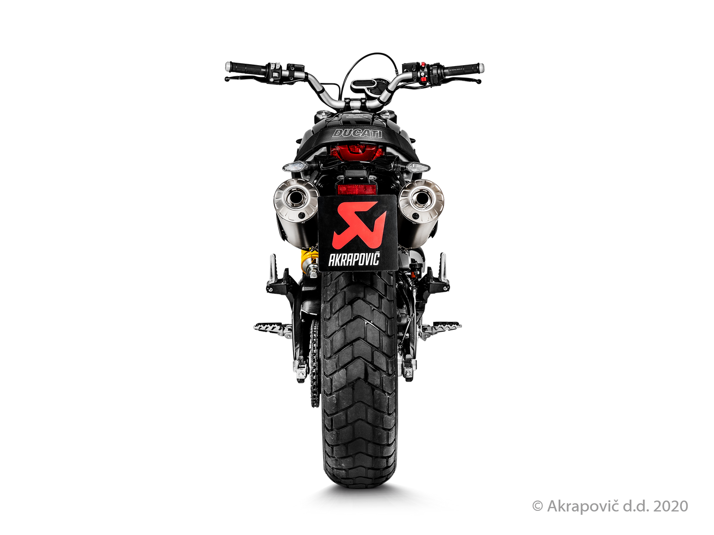 Ducati Scrambler 1100 Slip-On Line (Titanium) - (2018/2020)