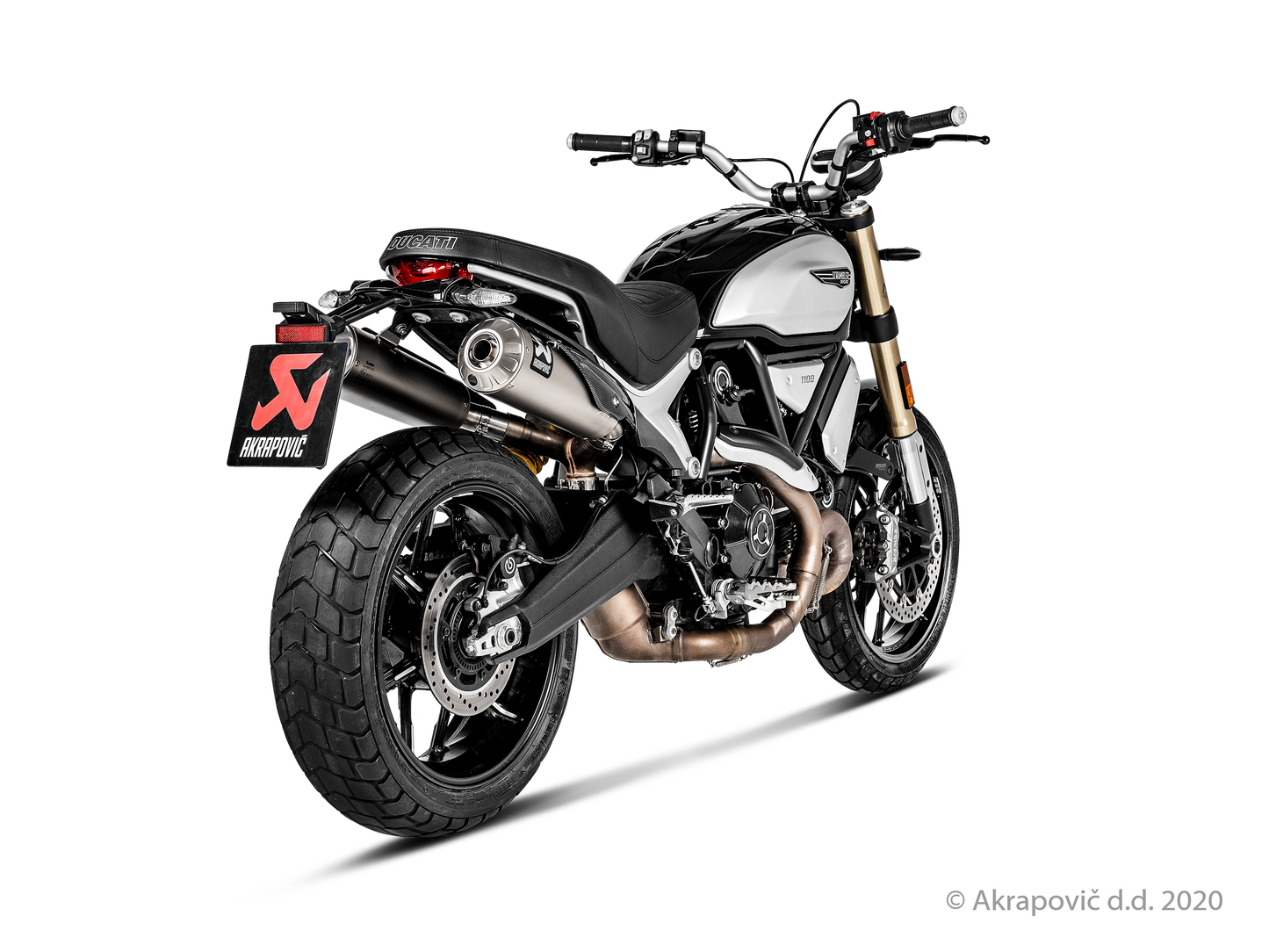 Ducati Scrambler 1100 Slip-On Line (Titanium) - (2018/2020)