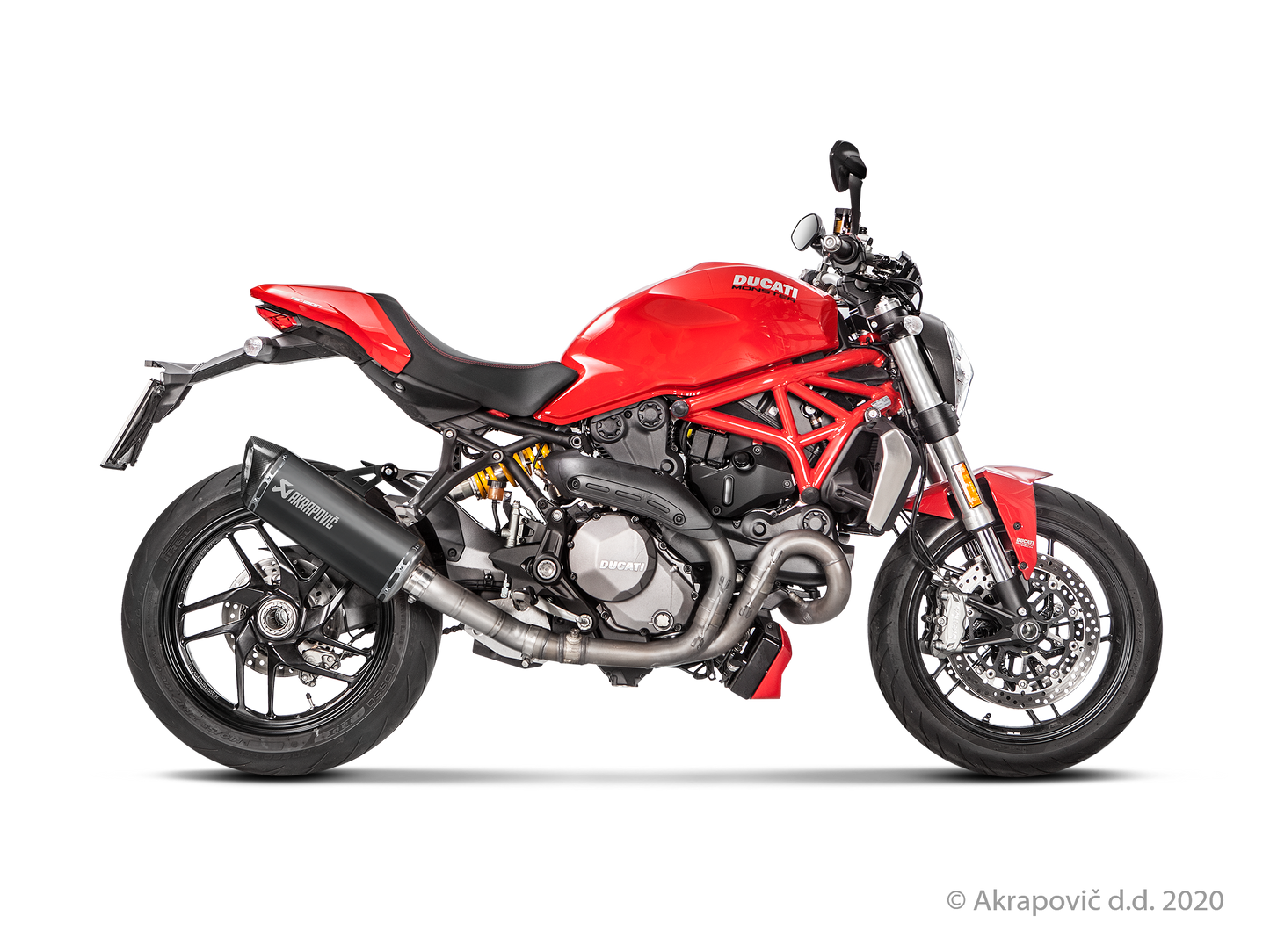 Ducati Monster 1200/1200S Slip-On Line (Titanium) - (2017/2020)