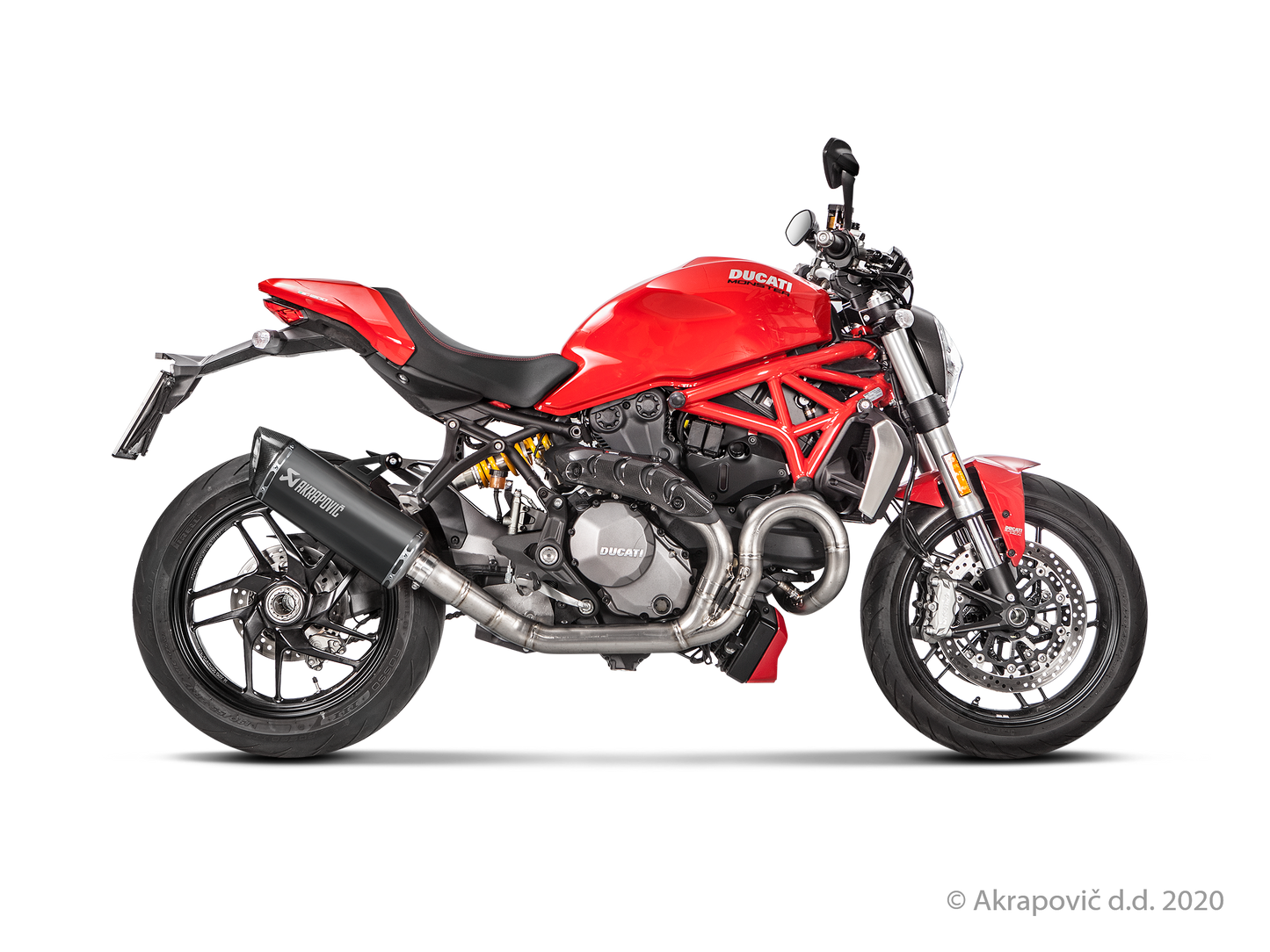 Ducati Monster 1200 R Slip-On Line (Titanium) - (2017/2020)