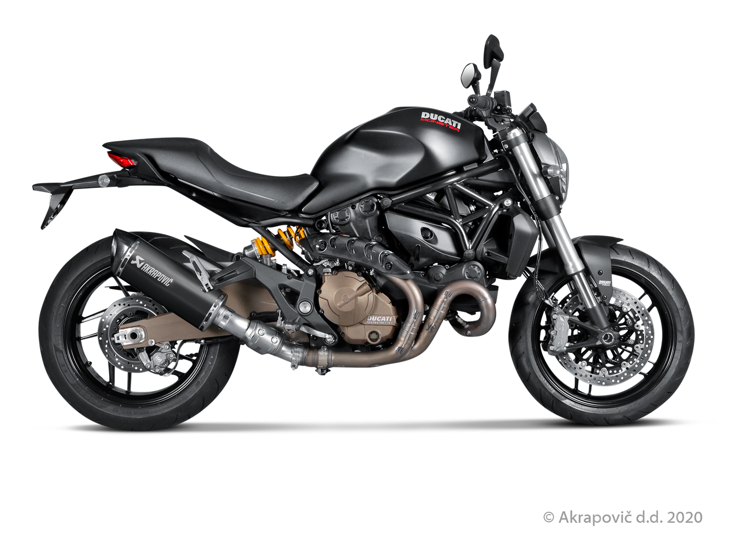 Ducati Monster 1200/1200S Slip-On Line (Titanium) - (2014/2016)