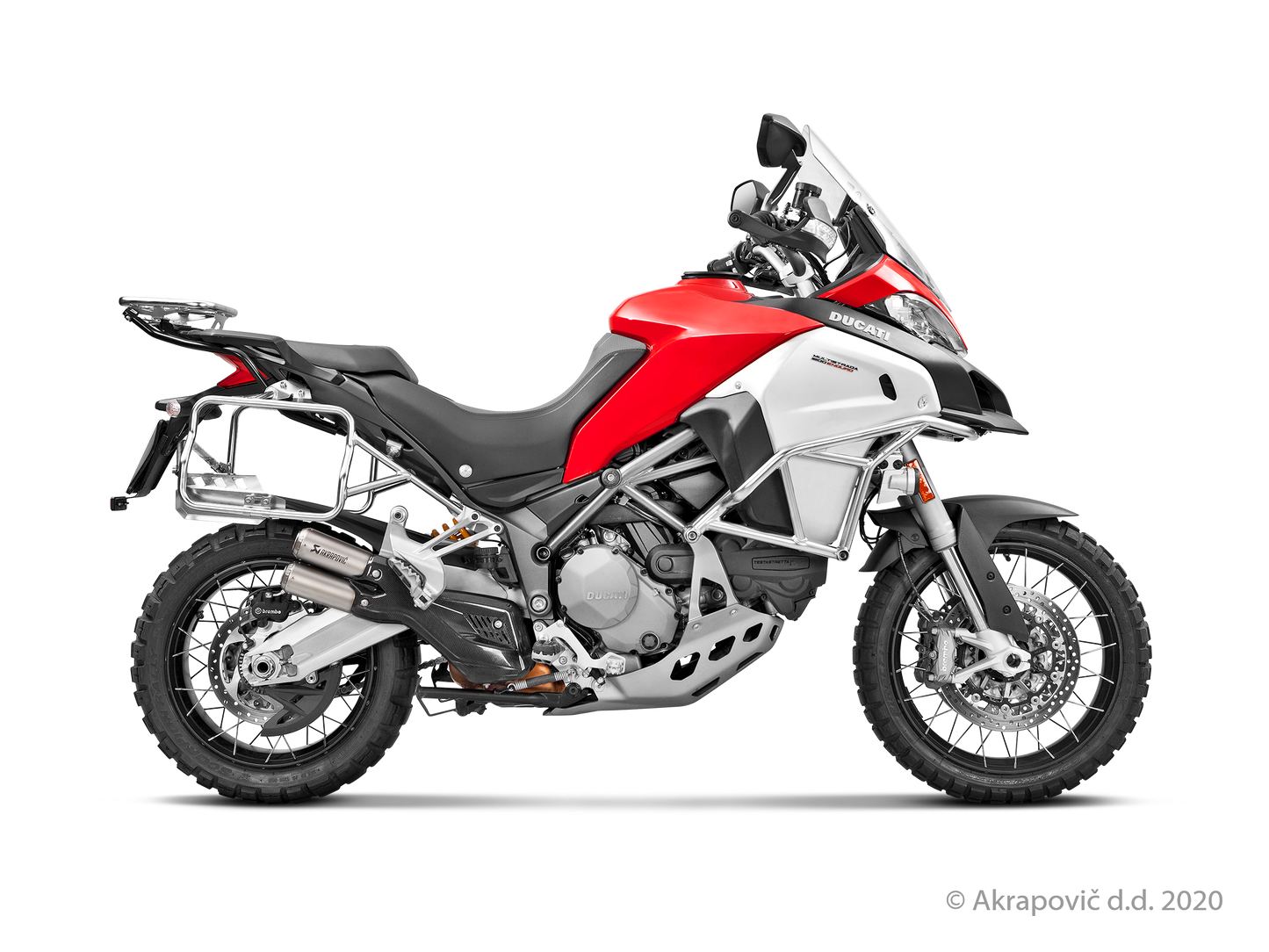 Ducati Multistrada 1260 Enduro Slip-On Line (Titanium) - (2019/2020)