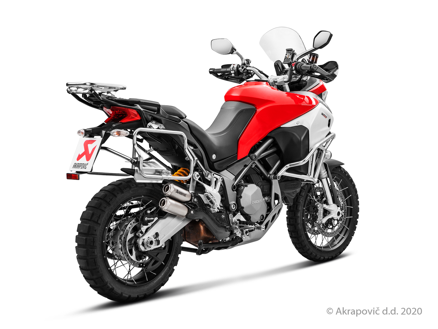 Ducati Multistrada 1260 Enduro Slip-On Line (Titanium) - (2019/2020)