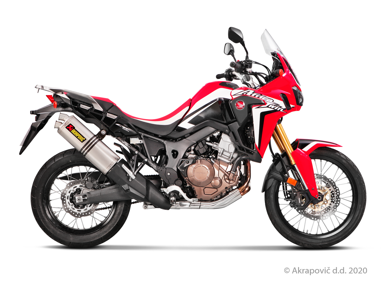 Honda CRF1000L Africa Twin Slip-On Line (Titanium) - (2016/2019)