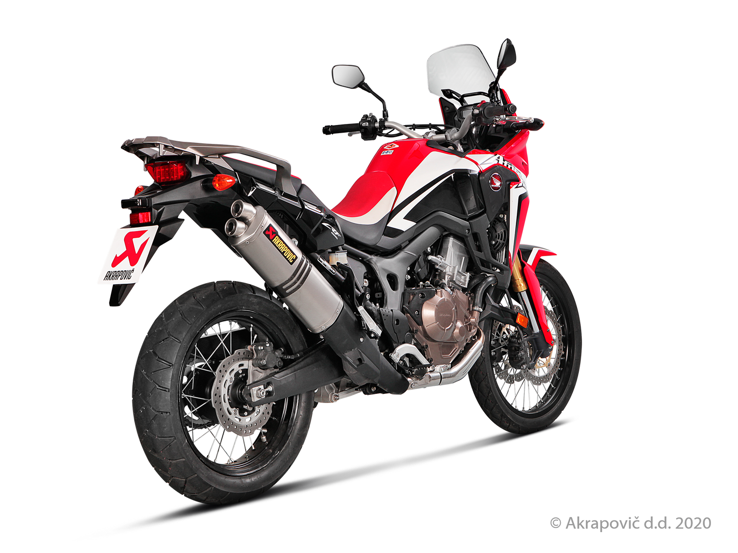Honda CRF1000L Africa Twin Slip-On Line (Titanium) - (2016/2019)