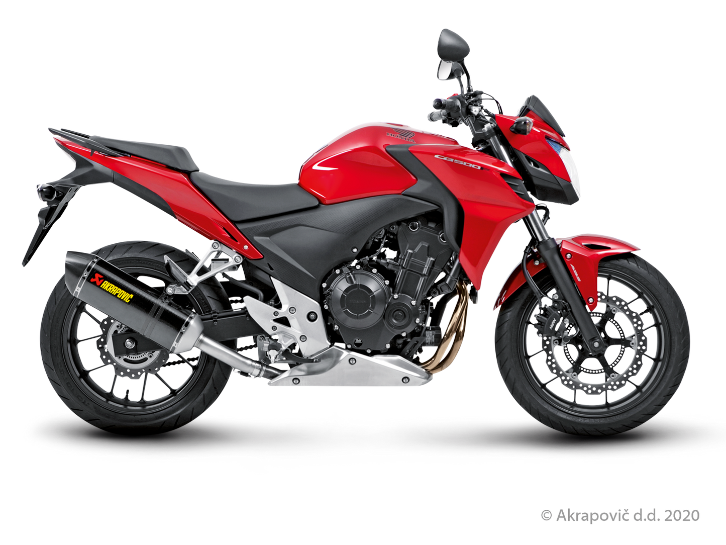 Honda CB400/500F Slip-On Line (Carbon) - (2013/2015)