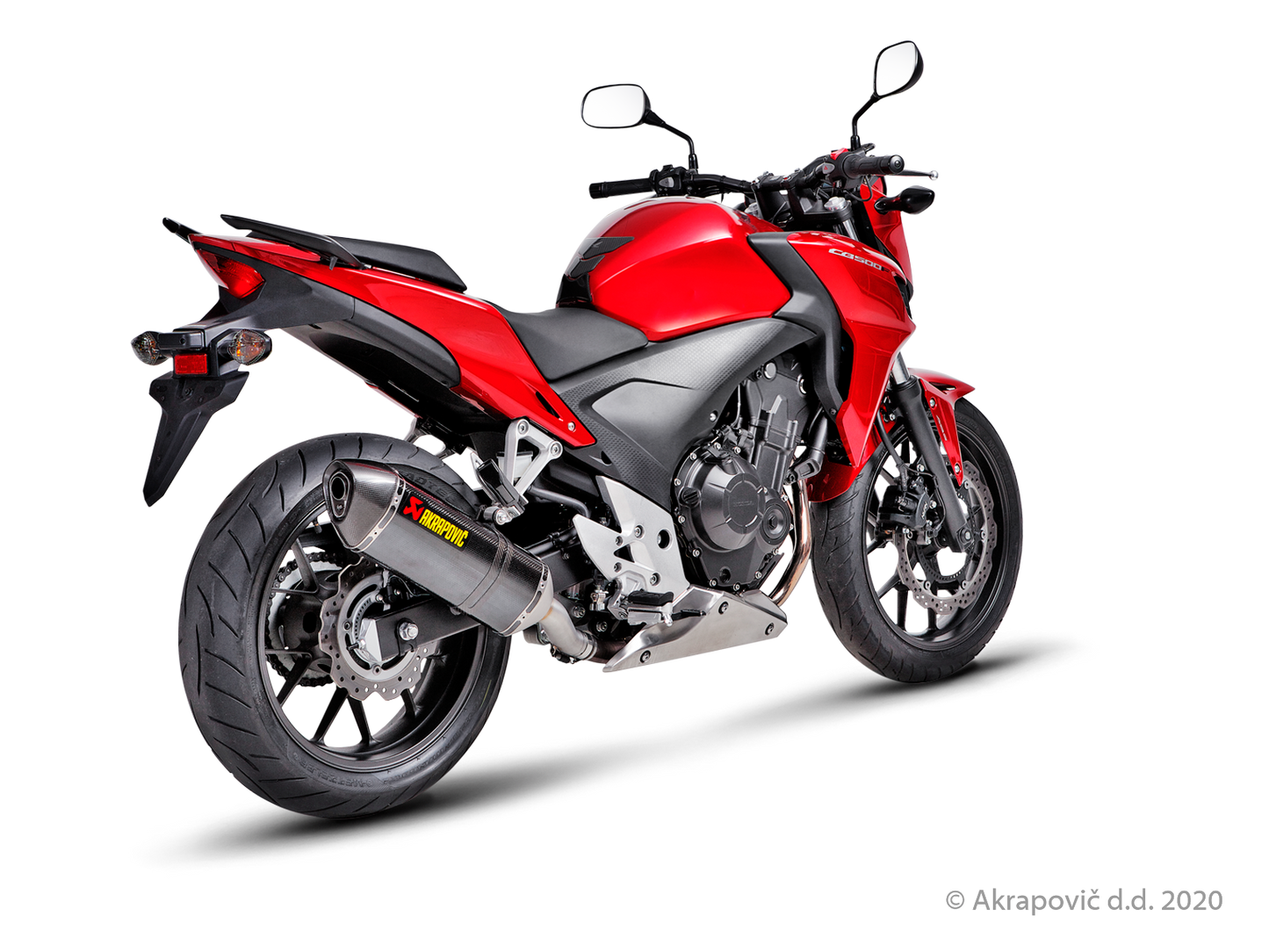 Honda CB400/500F Slip-On Line (Carbon) - (2013/2015)