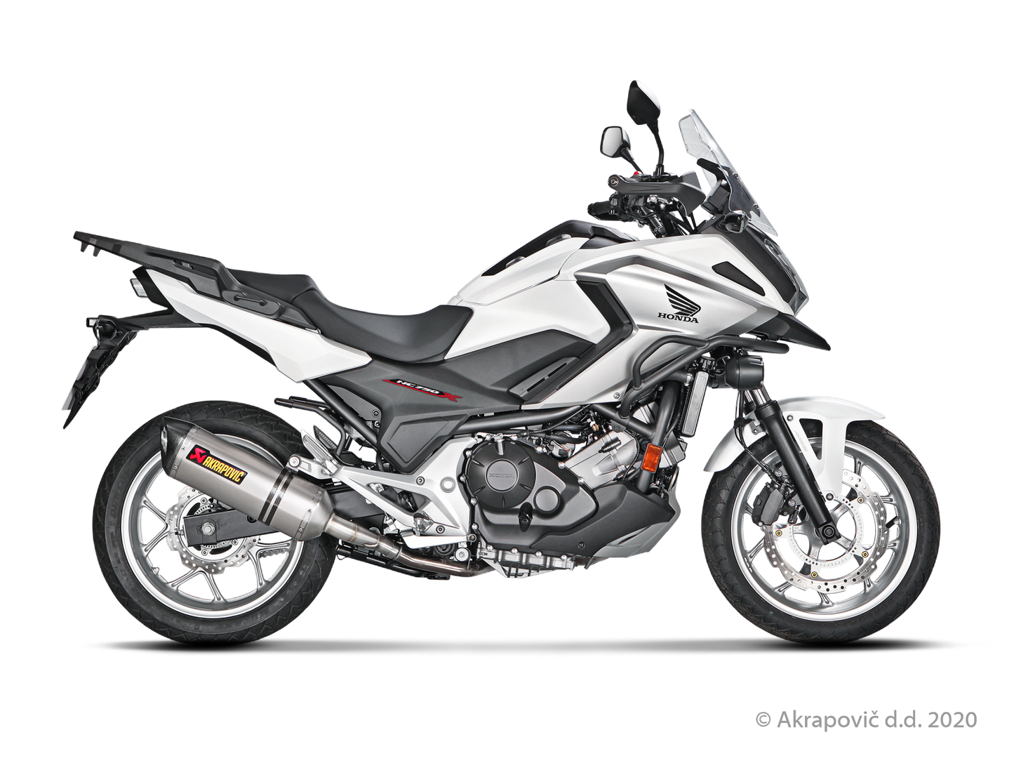 Honda NC700/ NC750X Slip-On Line (Titanium) - (2012/2020)
