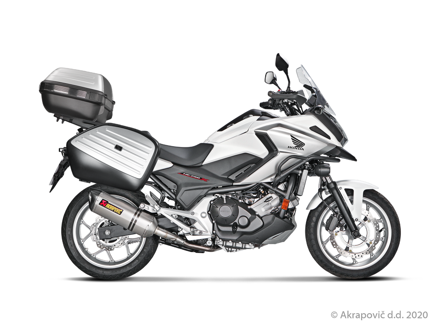 Honda NC700/ NC750X Slip-On Line (Titanium) - (2012/2020)