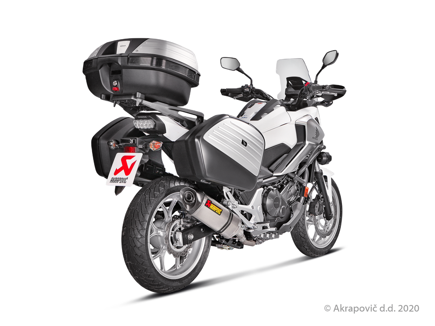 Honda NC700/ NC750X Slip-On Line (Titanium) - (2012/2020)