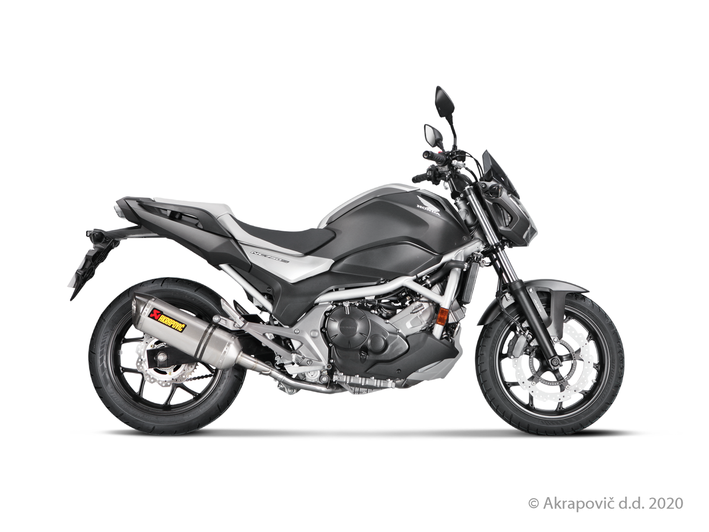 Honda NC700/ NC750X Slip-On Line (Titanium) - (2012/2020)