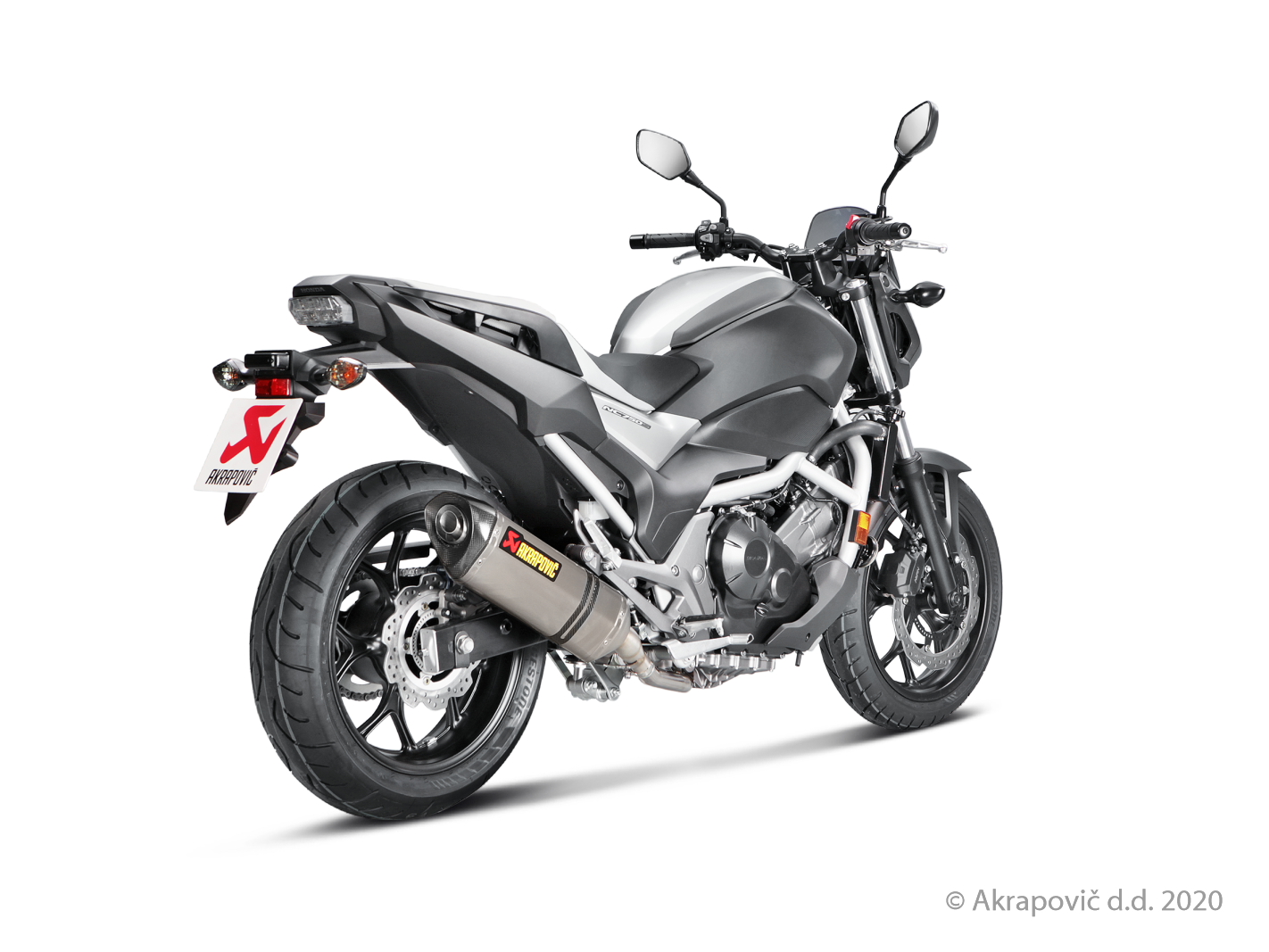 Honda NC700/ NC750X Slip-On Line (Titanium) - (2012/2020)