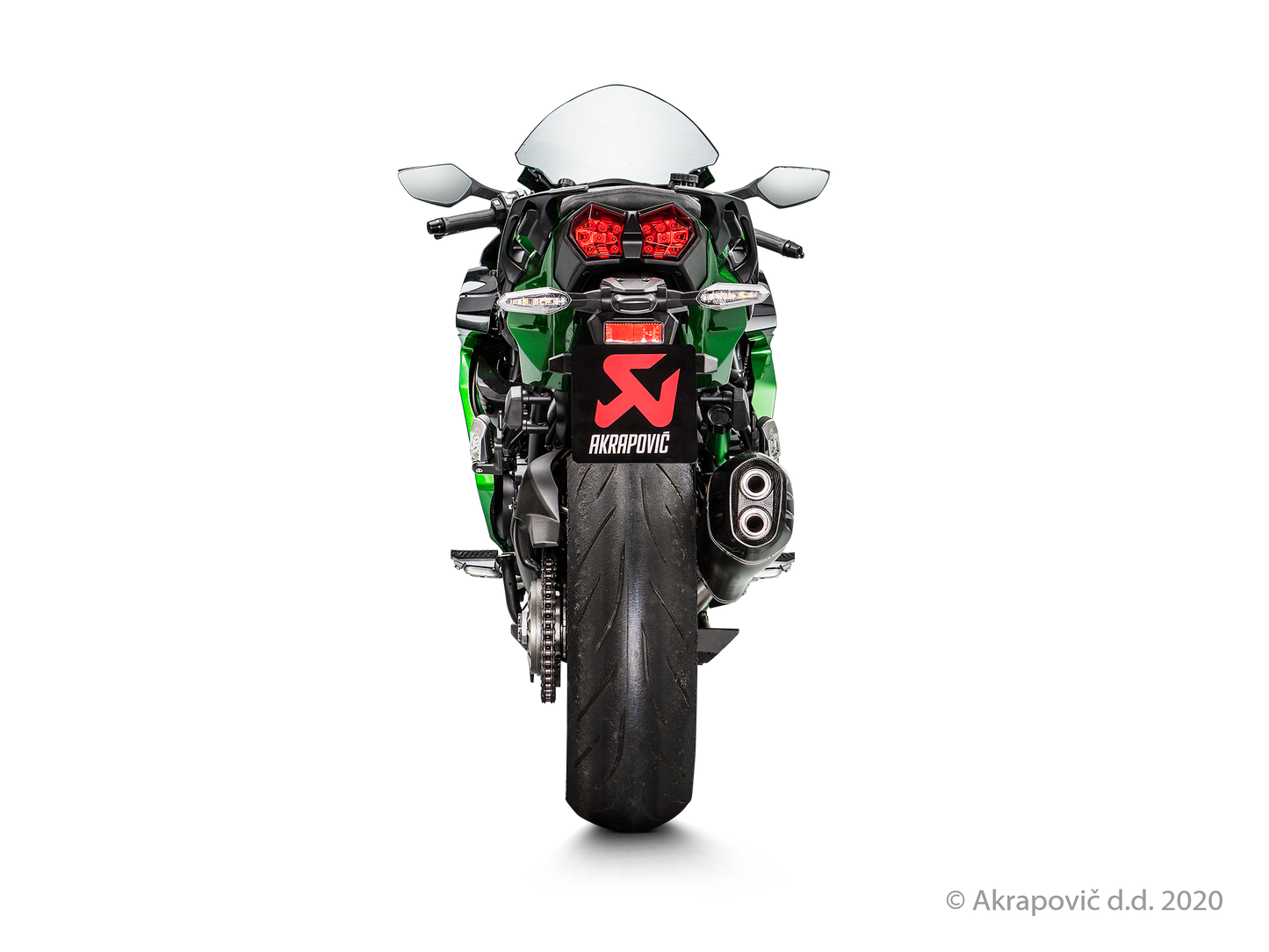 Kawasaki Ninja H2 SX Slip-On Line (Titanium) - (2018/2020)