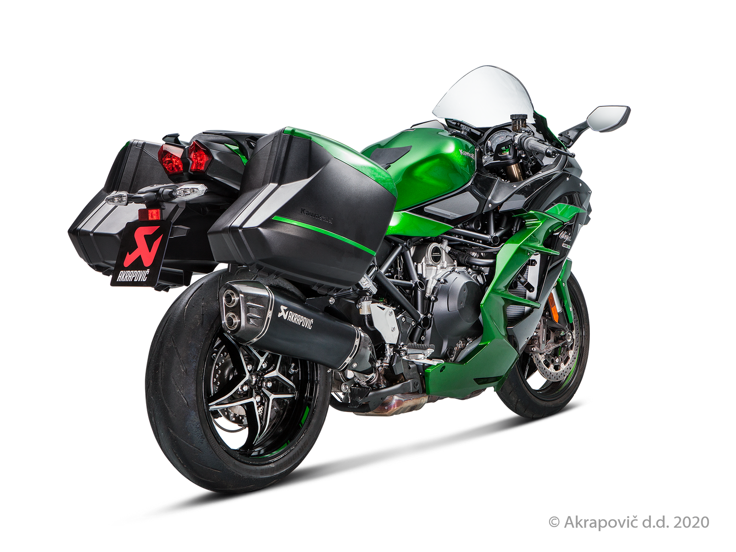 Kawasaki Ninja H2 SX Slip-On Line (Titanium) - (2018/2020)
