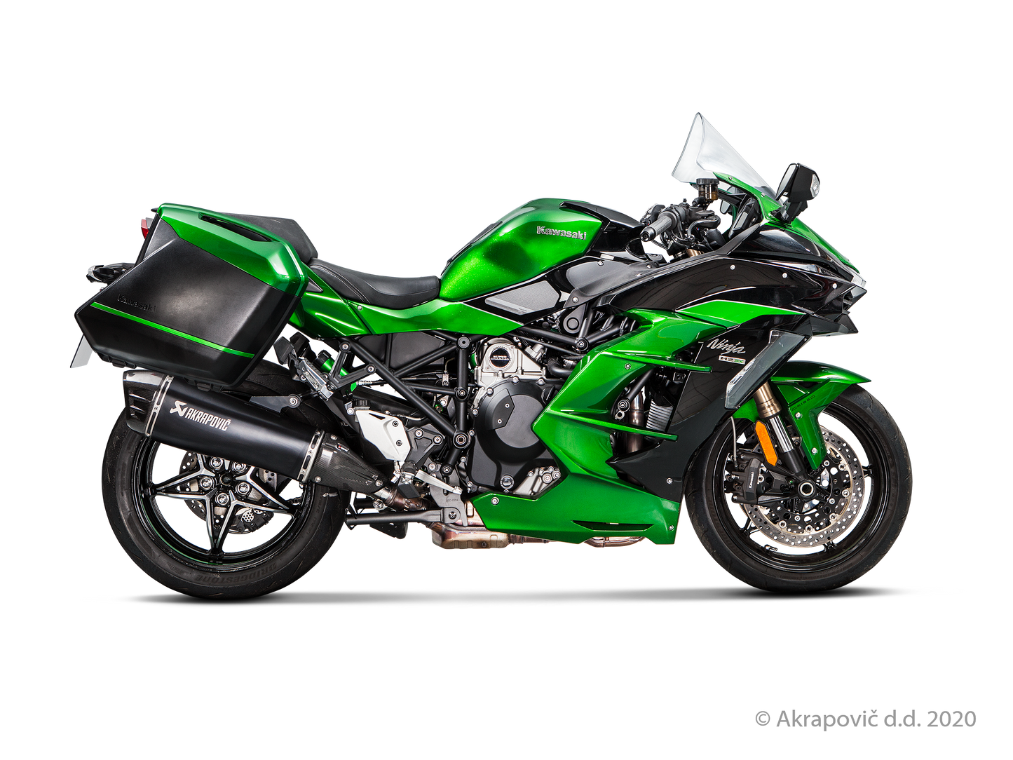 Kawasaki Ninja H2 SX Slip-On Line (Titanium) - (2018/2020)