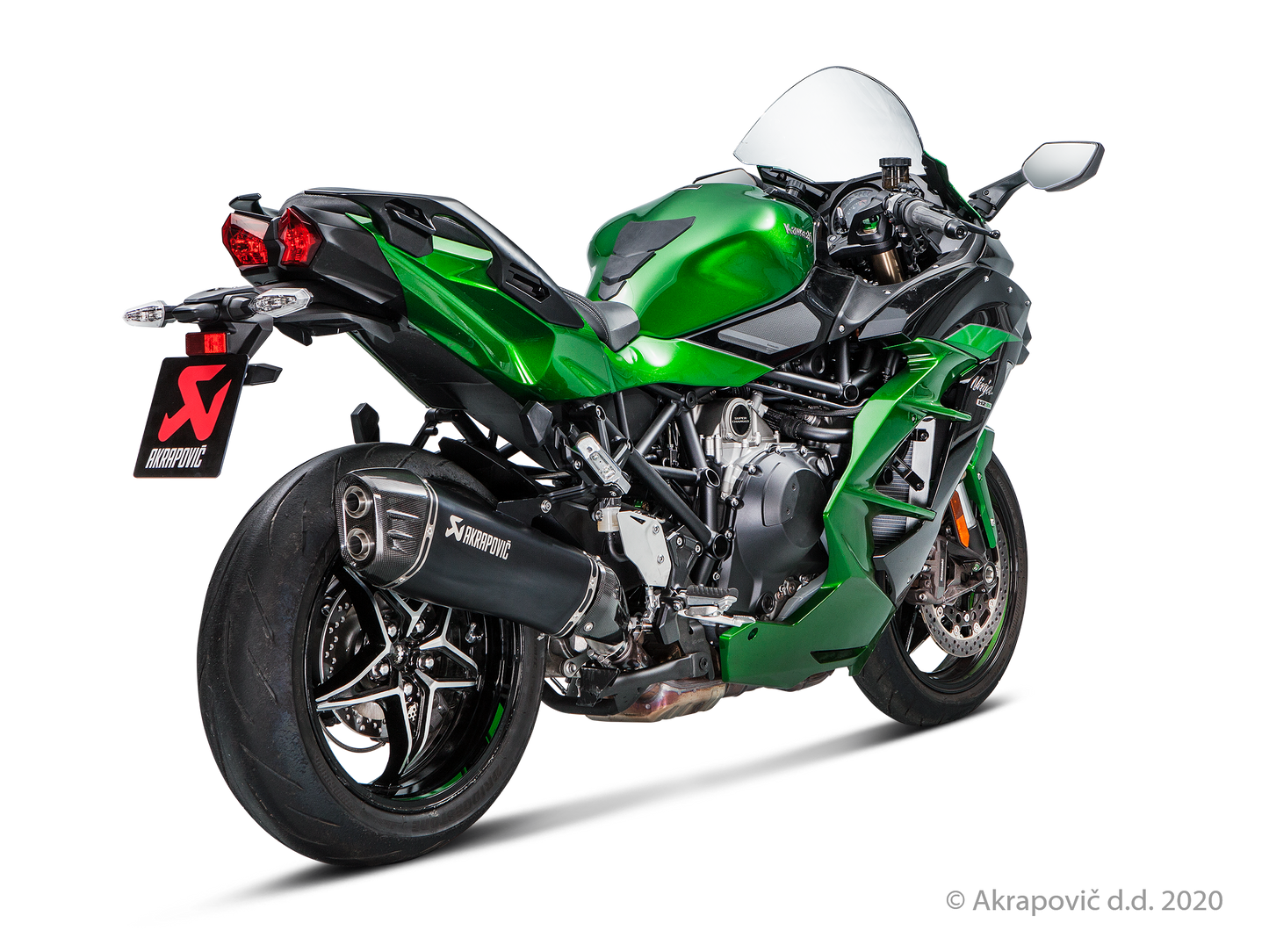 Kawasaki Ninja H2 SX Slip-On Line (Titanium) - (2018/2020)
