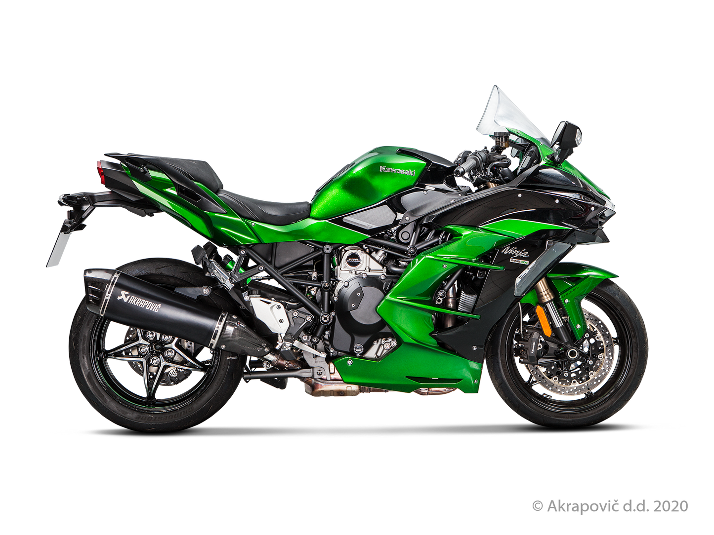 Kawasaki Ninja H2 SX Slip-On Line (Titanium) - (2018/2020)