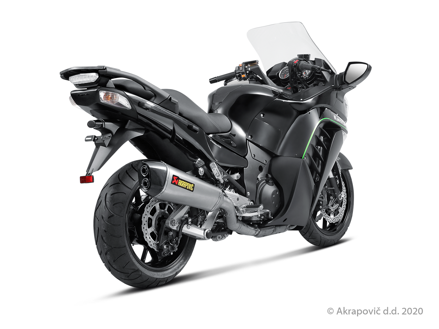 Kawasaki CONCOURS 14 Slip-On Line (Titanium) - (2008/2017)