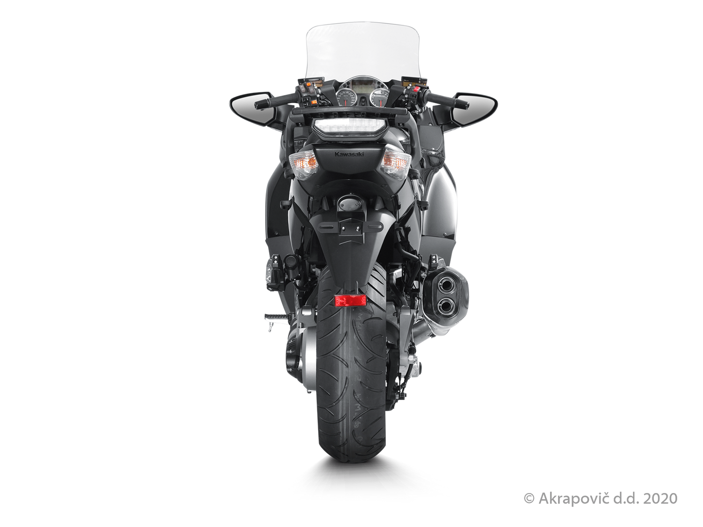Kawasaki CONCOURS 14 Slip-On Line (Titanium) - (2008/2017)
