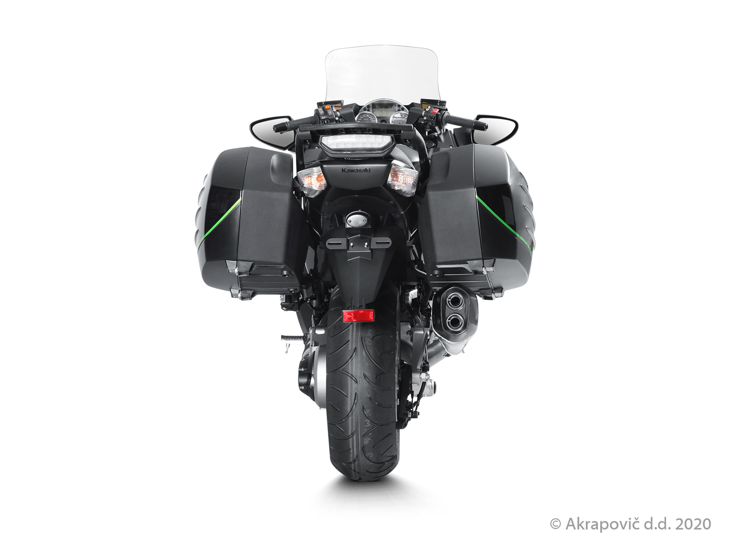 Kawasaki CONCOURS 14 Slip-On Line (Titanium) - (2008/2017)