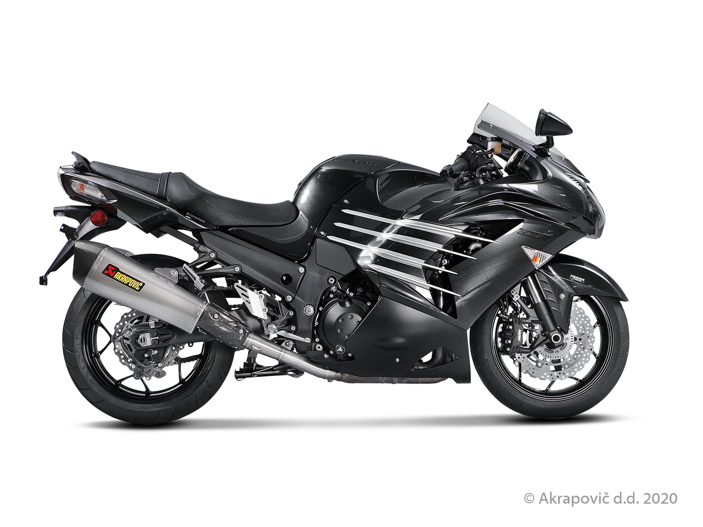 Kawasaki ZZR 1400, ZX14R Slip-On Line (Titanium) - (2012/2020)