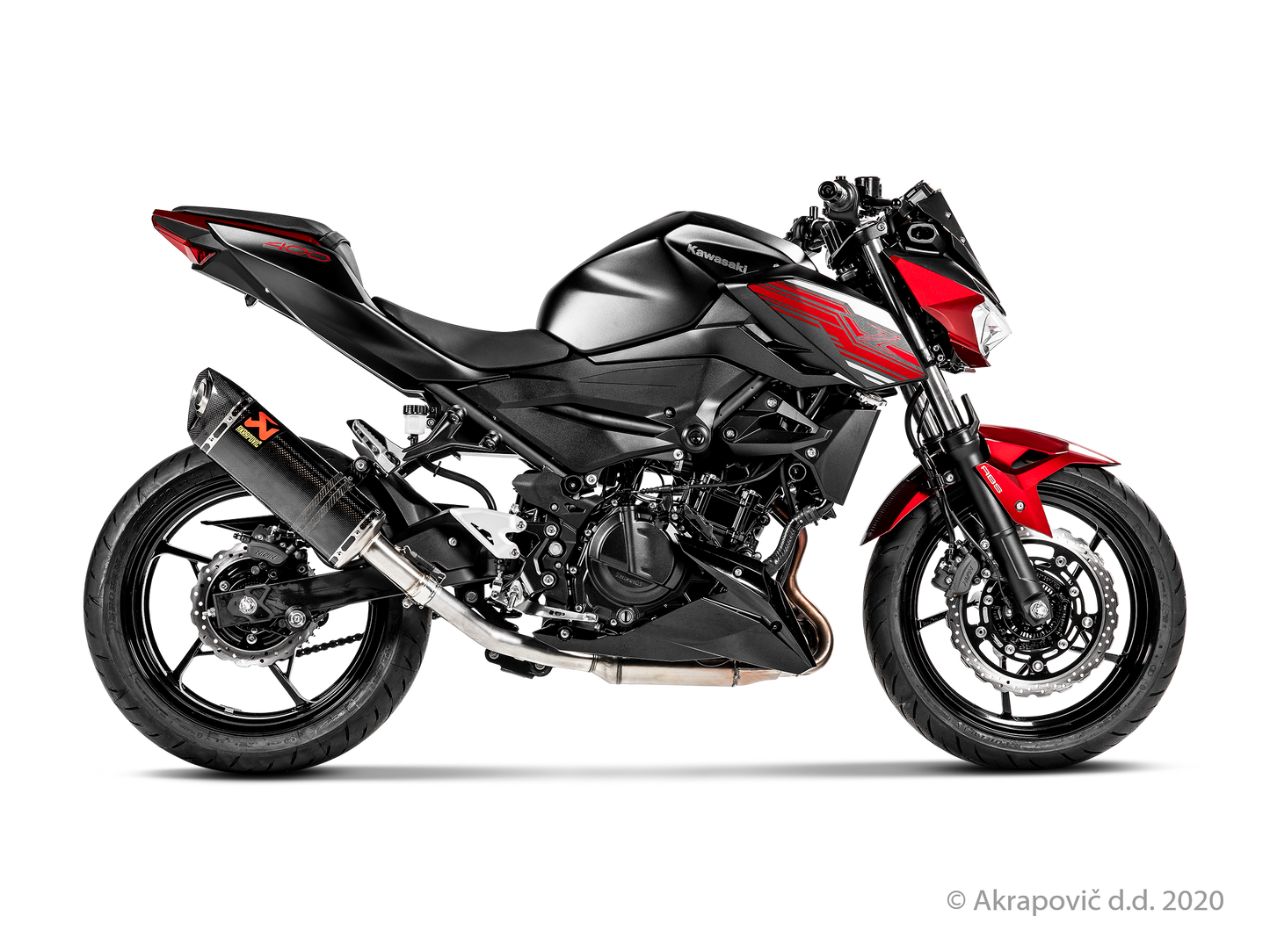 Kawasaki Ninja 500 / Z500 Slip-On Line (Carbon) - (2024/2026)