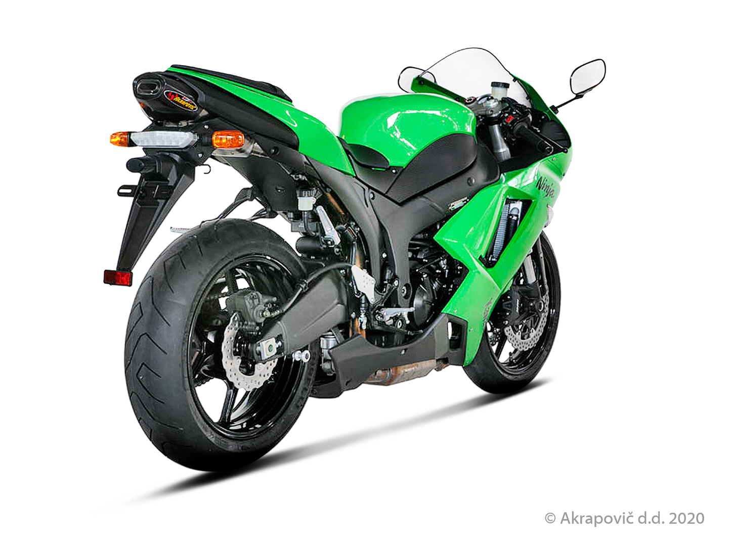 Kawasaki Ninja ZX-6R Slip-On Line (Titanium) - (2007/2008)