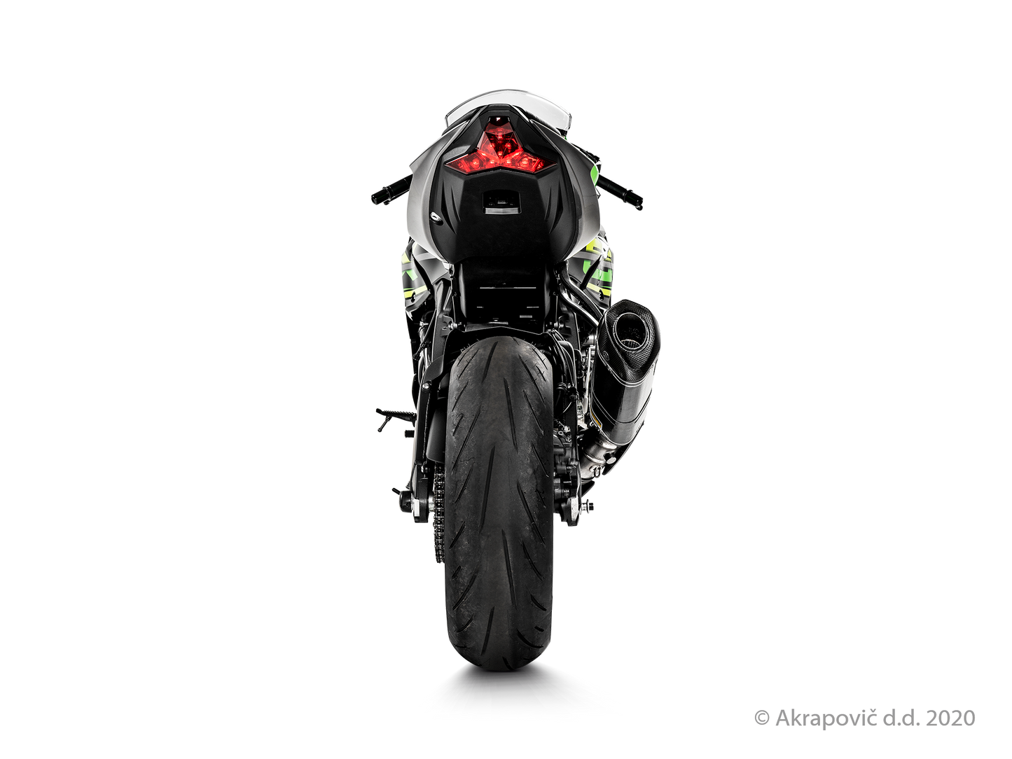 Kawasaki Ninja ZX-6R Slip-On Line (Carbon) - (2009/2026)