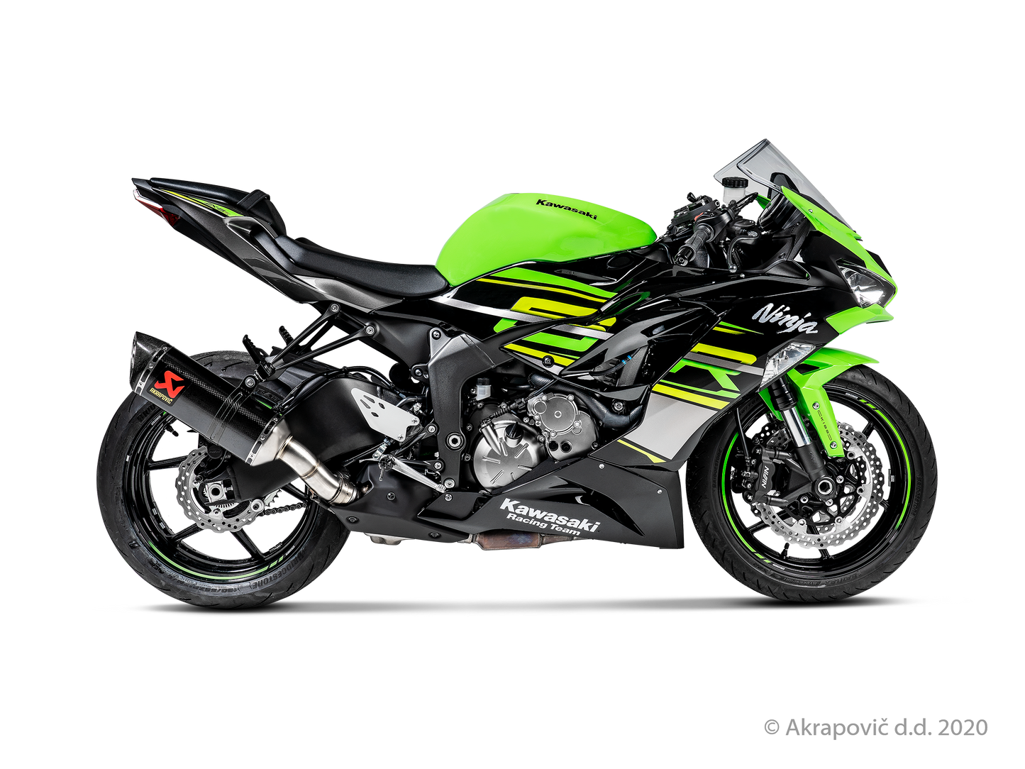 Kawasaki Ninja ZX-6R Slip-On Line (Carbon) - (2009/2026)
