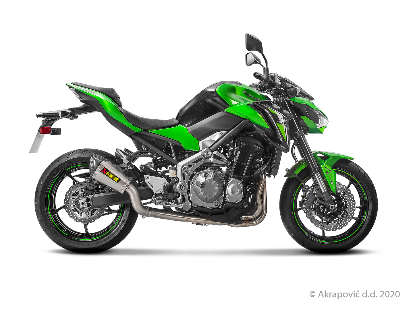 Kawasaki Z900 Slip-On Line (Titanium) - (2017/2019)