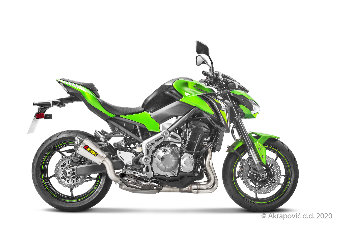 Kawasaki Z900 Slip-On Line (Titanium) - (2017/2019)