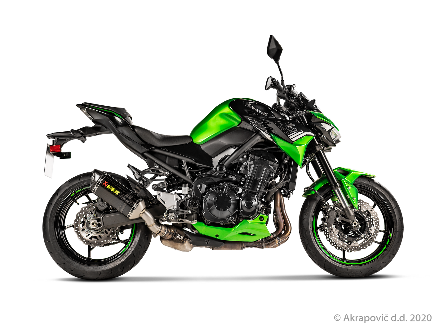 Kawasaki Z900 Slip-On Line (Carbon) - (2020/2024)