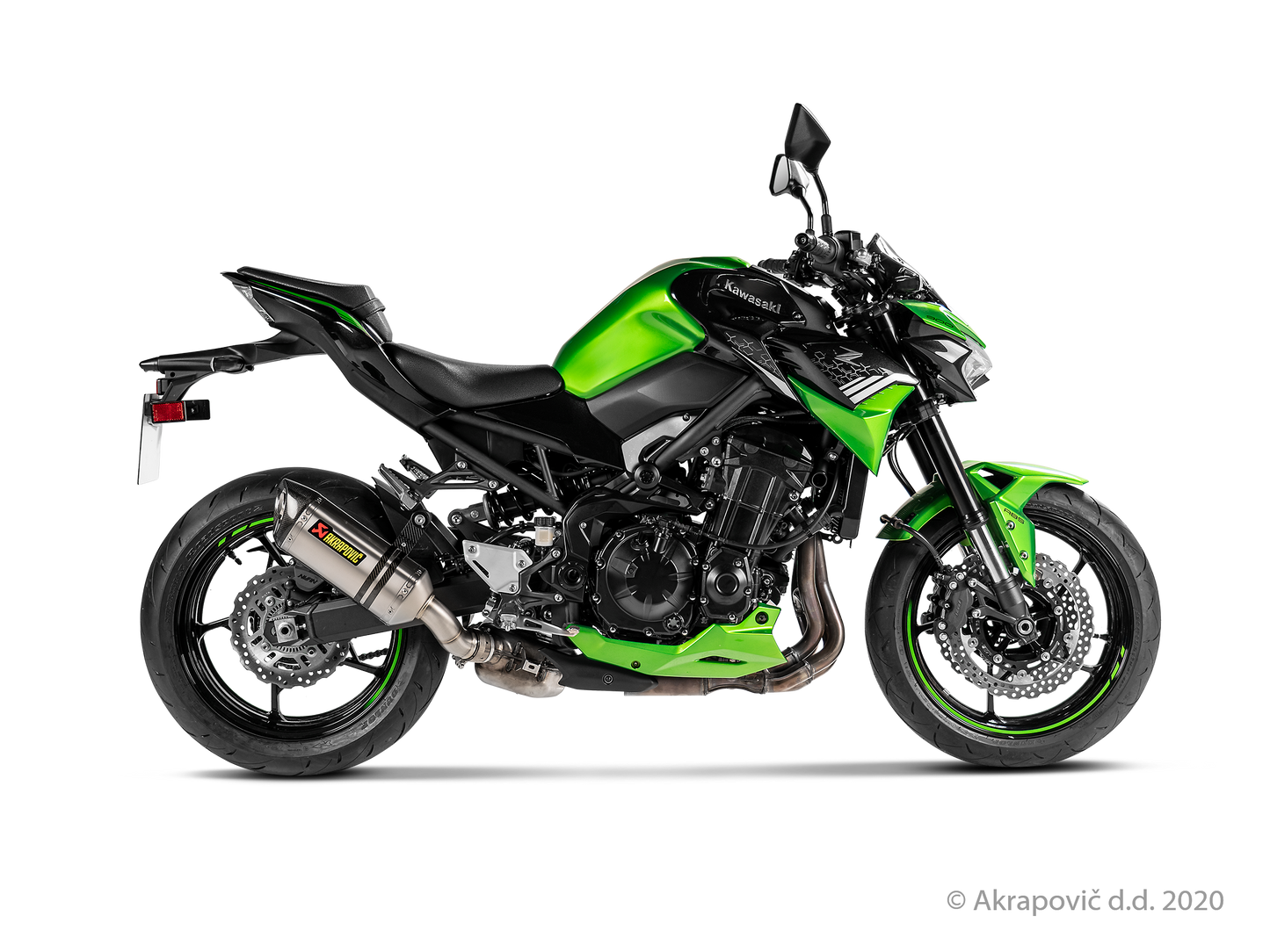 Kawasaki Z900 Slip-On Line (Titanium) - (2020/2024)